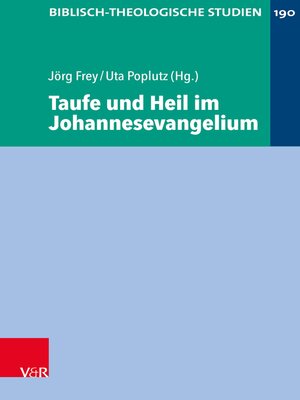 cover image of Taufe und Heil im Johannesevangelium